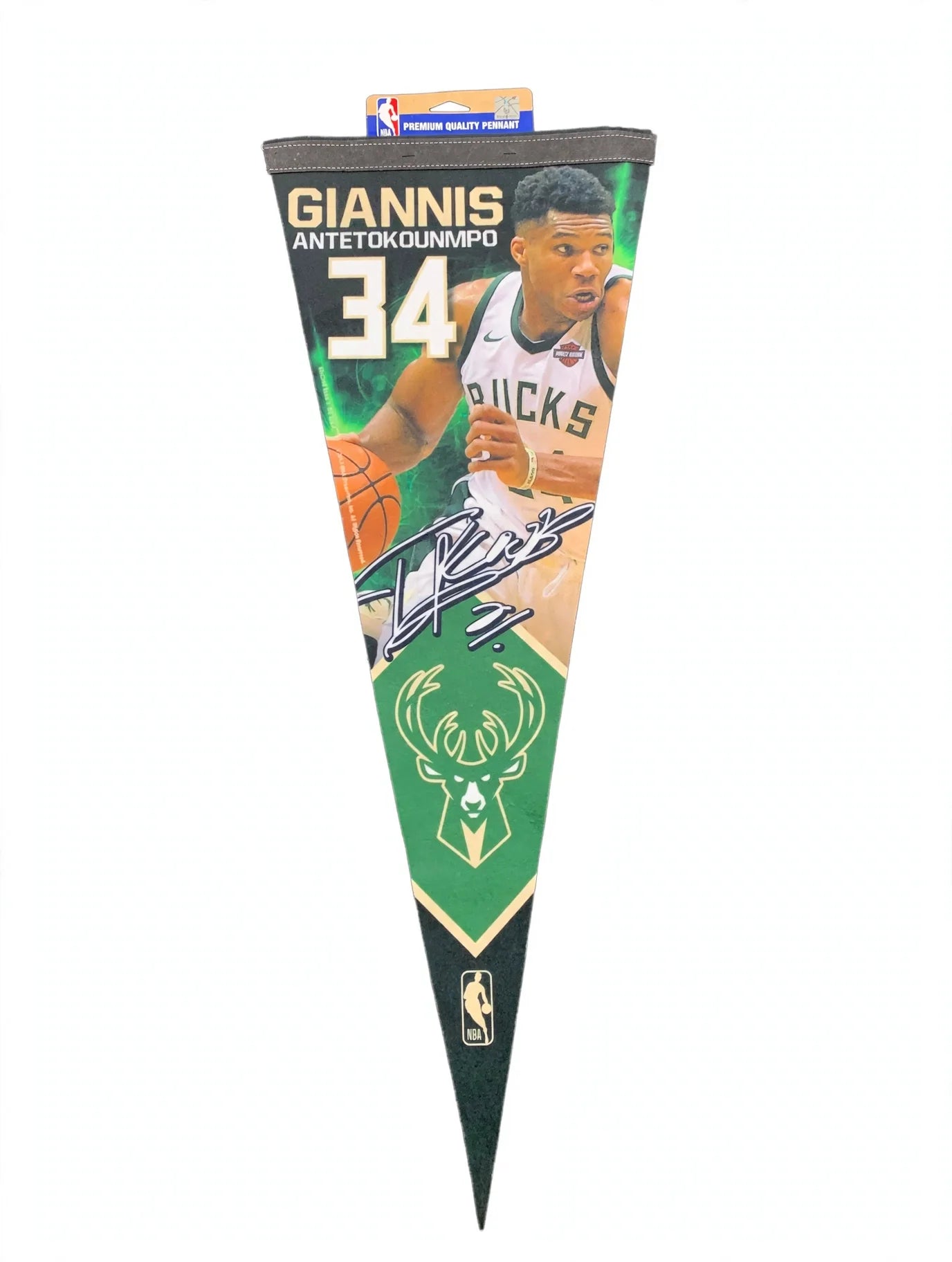 NBA Player Pennant Giannis Antetokounmpo