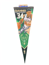 NBA Player Pennant Giannis Antetokounmpo