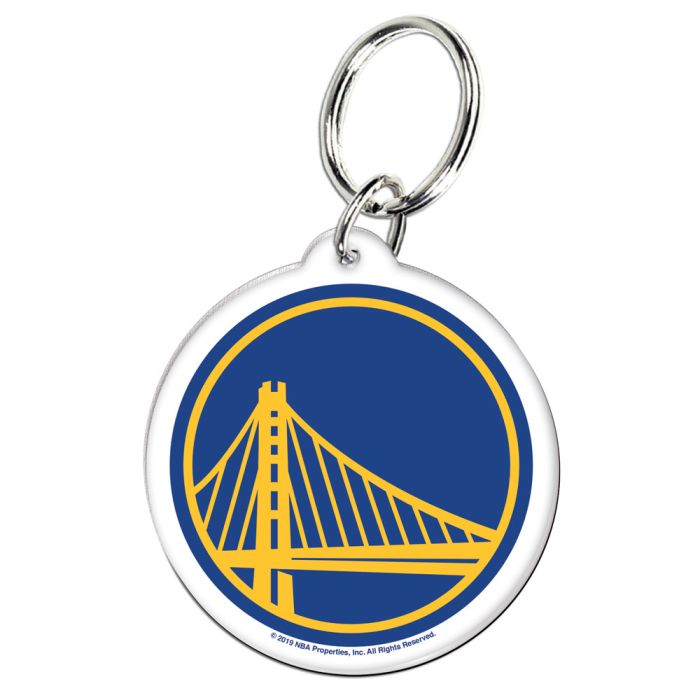 NBA Team Acrylic Key Ring Golden State Warriors