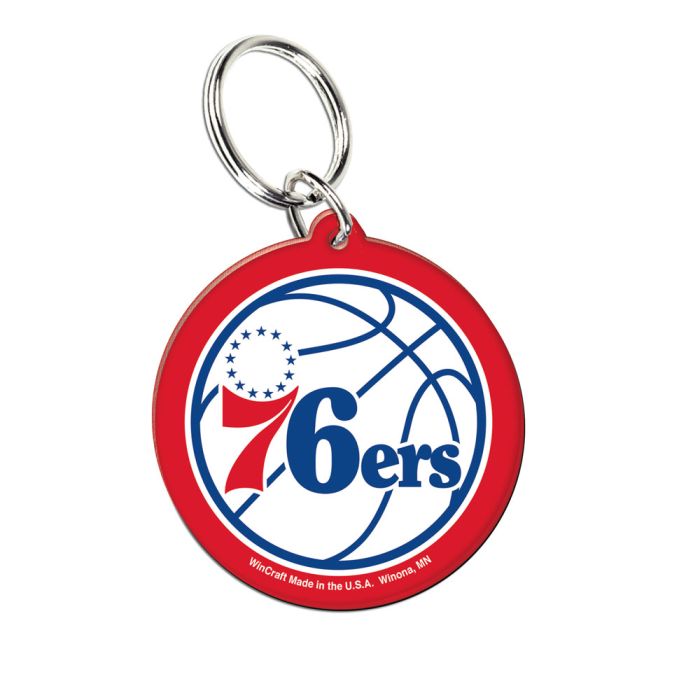 NBA Team Acrylic Key Ring Philadelphia 76ers