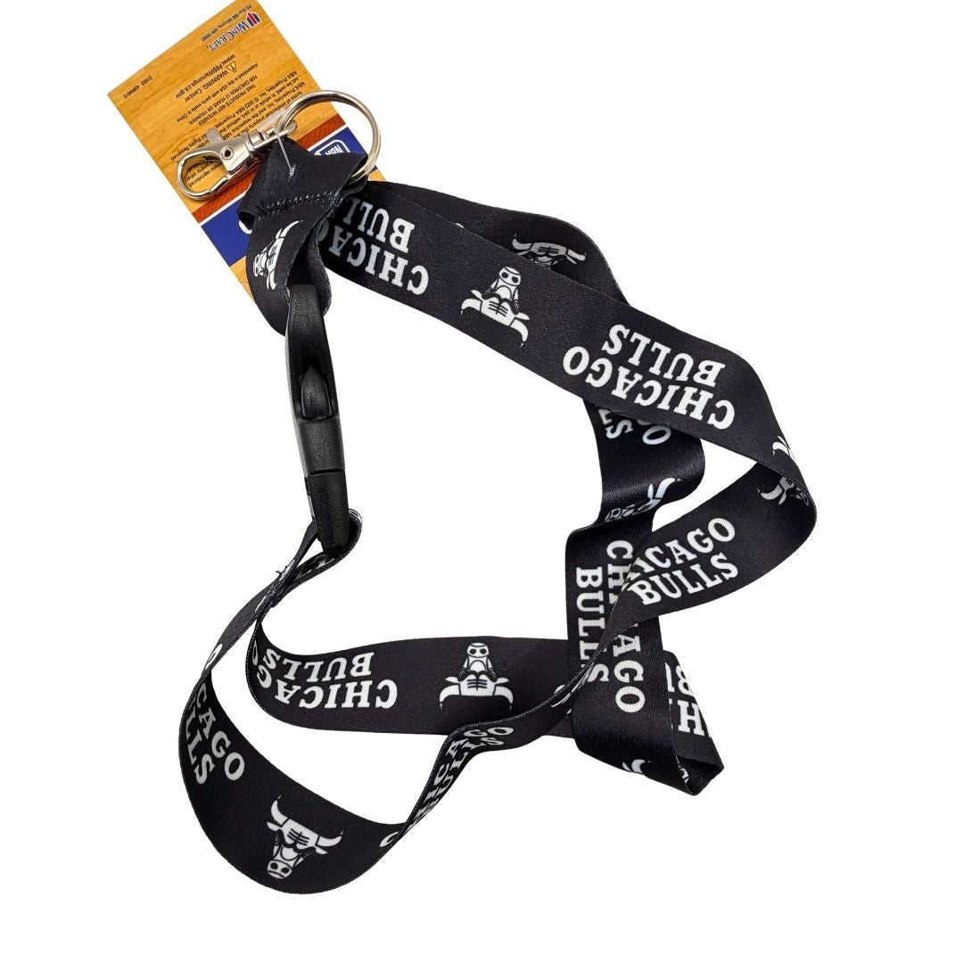 NBA Team Alt Lanyard Chicago Bulls Black
