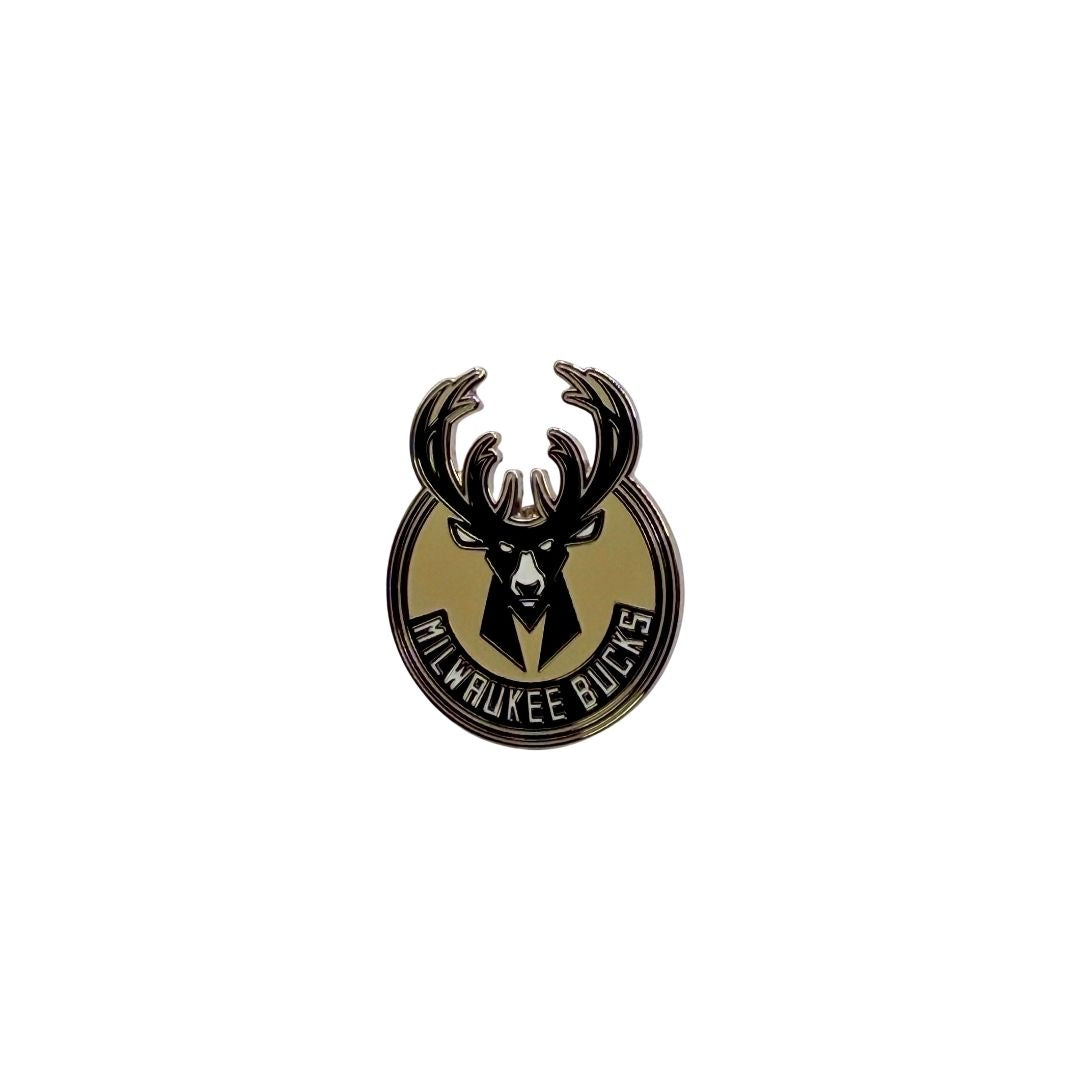 NBA Team Pin Alt Milwaukee Bucks