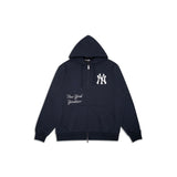 New Era 2Way Zip Hoodie MLB Comfort Club New York Yankees Blue