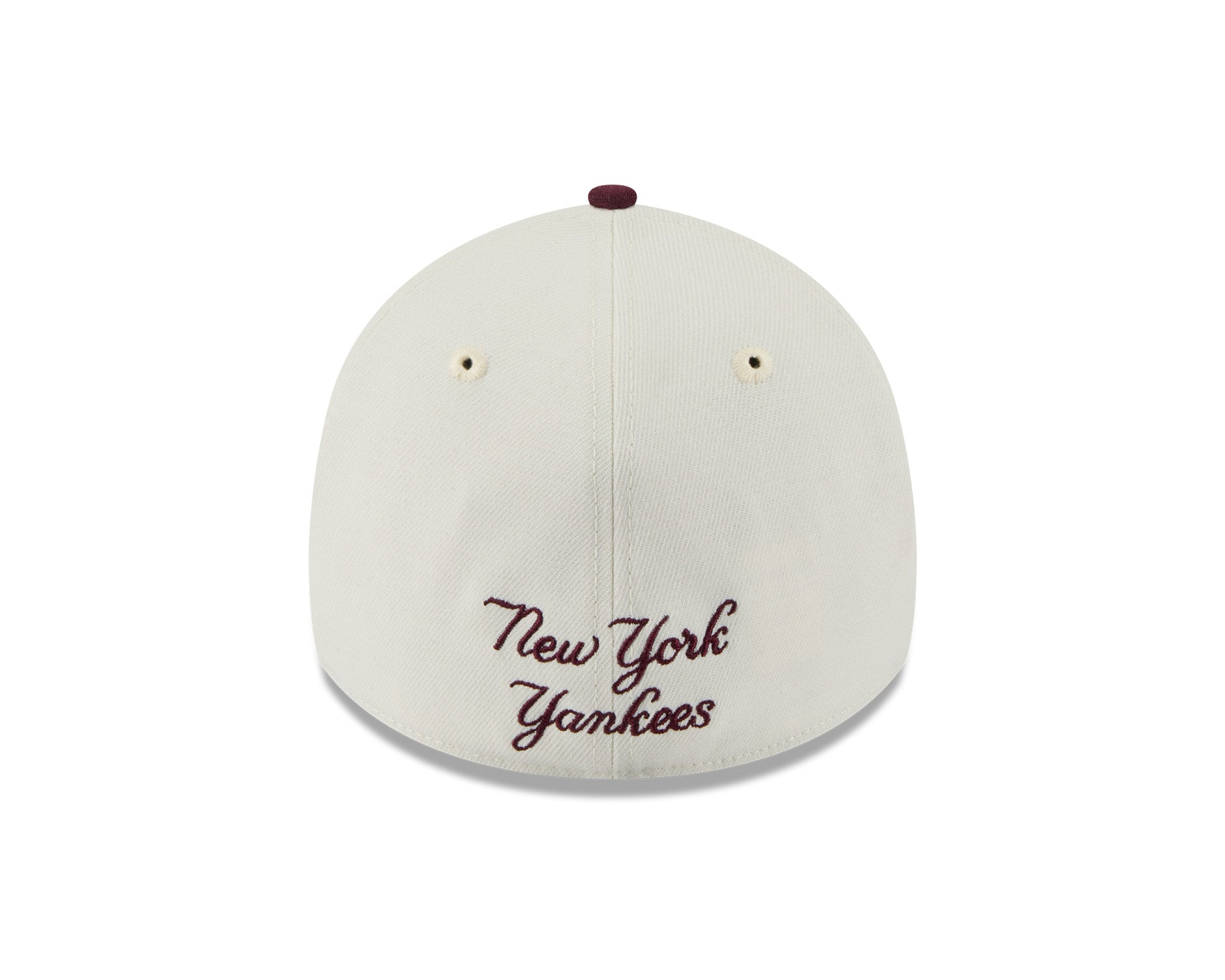 New Era 39Thirty A-Frame MLB 2Tone New York Yankees Chrome White/Frosted Burgundy