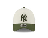 New Era 39Thirty A-Frame MLB 2Tone New York Yankees Chrome White/Rifle Green