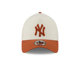 New Era 39Thirty A-Frame MLB 2Tone New York Yankees Chrome White/Rust