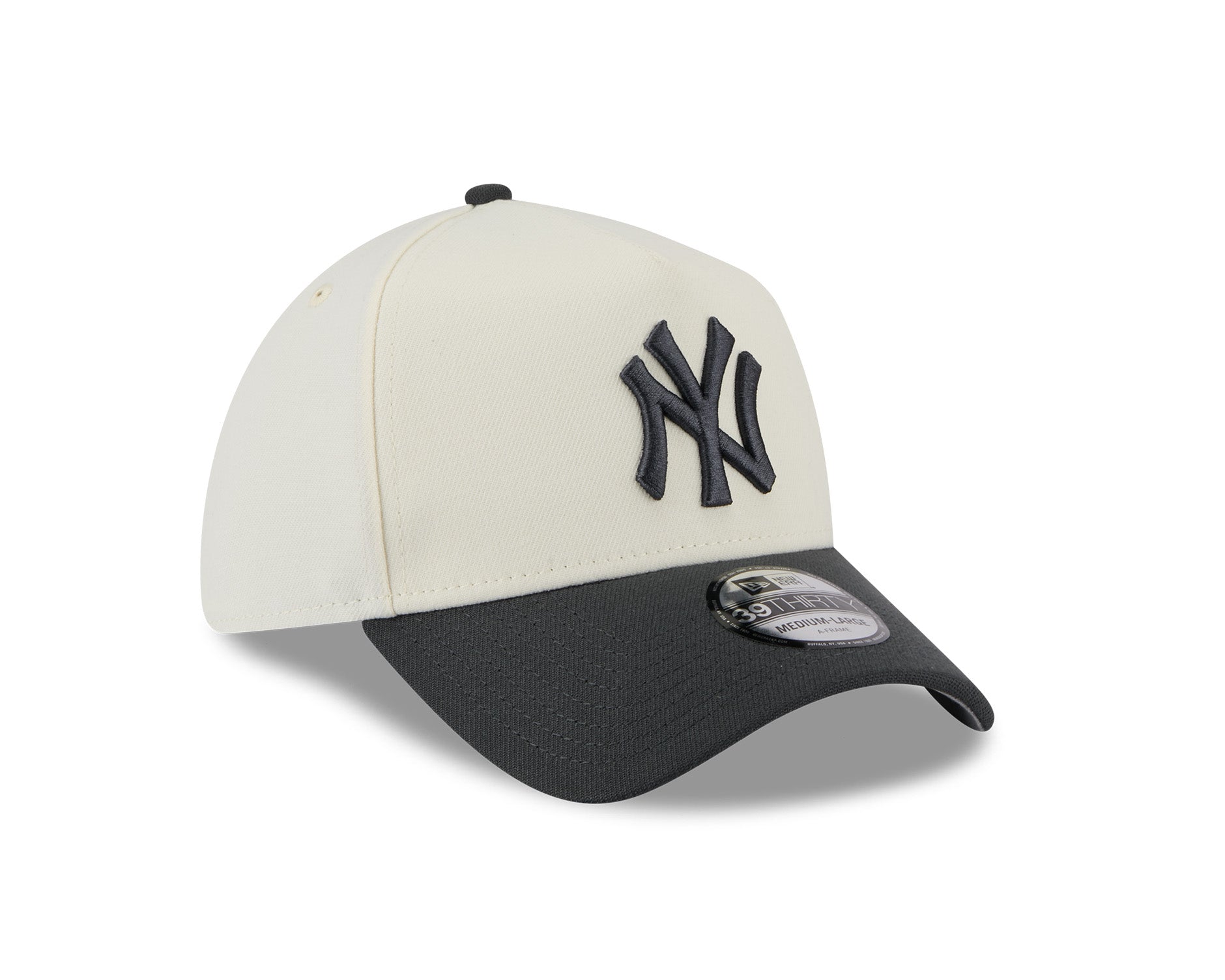 New Era 39Thirty A-Frame MLB 2Tone New York Yankees Chrome White/Steel Cloud