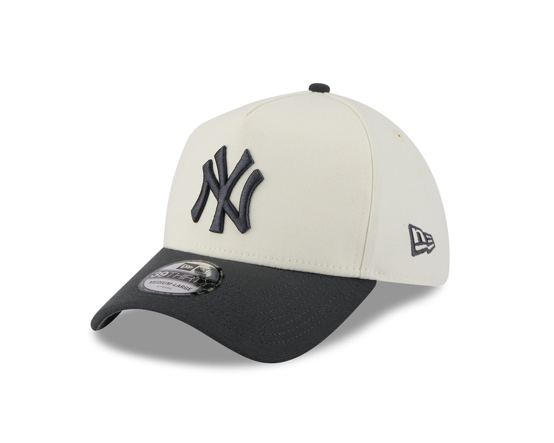 New Era 39Thirty A-Frame MLB 2Tone New York Yankees Chrome White/Steel Cloud