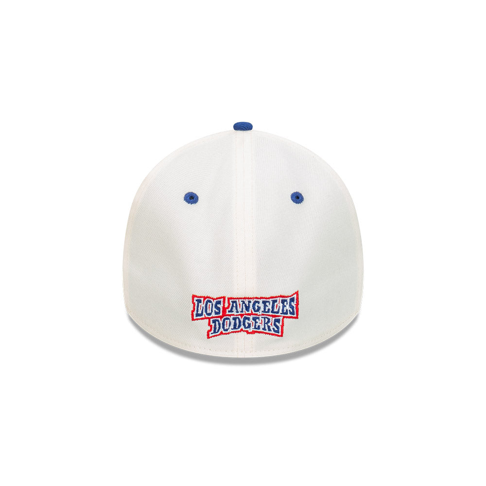 New Era 39Thirty A-Frame MLB Cut N Paste Los Angeles Dodgers Chrome White