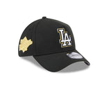 New Era 39Thirty A-Frame MLB Trophy Night Chicago Los Angeles Dodgers Black