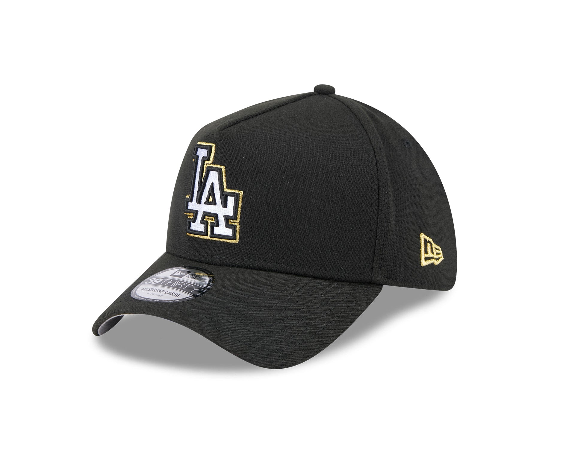 New Era 39Thirty A-Frame MLB Trophy Night Chicago Los Angeles Dodgers Black