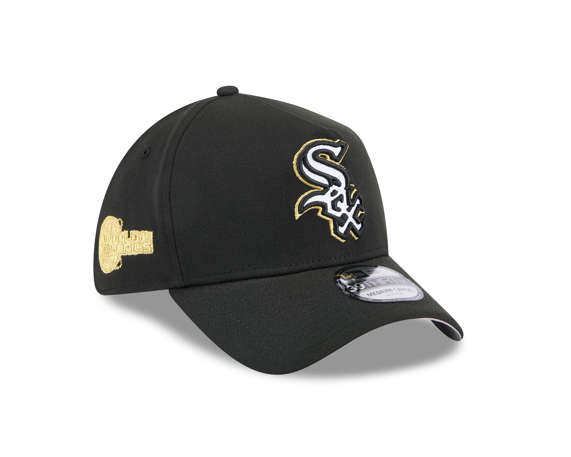 New Era 39Thirty A-Frame MLB Trophy Night Chicago White Sox Black