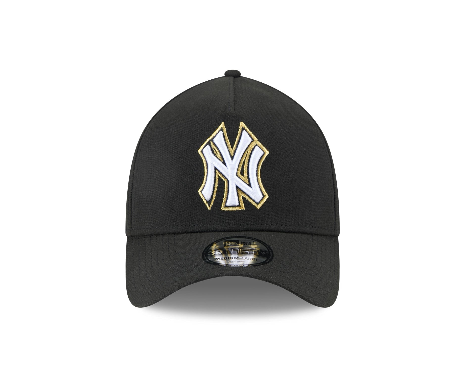New Era 39Thirty A-Frame MLB Trophy Night Chicago New York Yankees Black