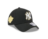 New Era 39Thirty A-Frame MLB Trophy Night Chicago New York Yankees Black