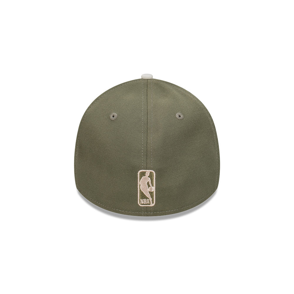 New Era 39Thirty A-Frame NBA Vintage Olive Chicago Bulls