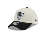 New Era 39Thirty A-Frame NFL Historic Las Vegas Raiders Chrome White/OTC