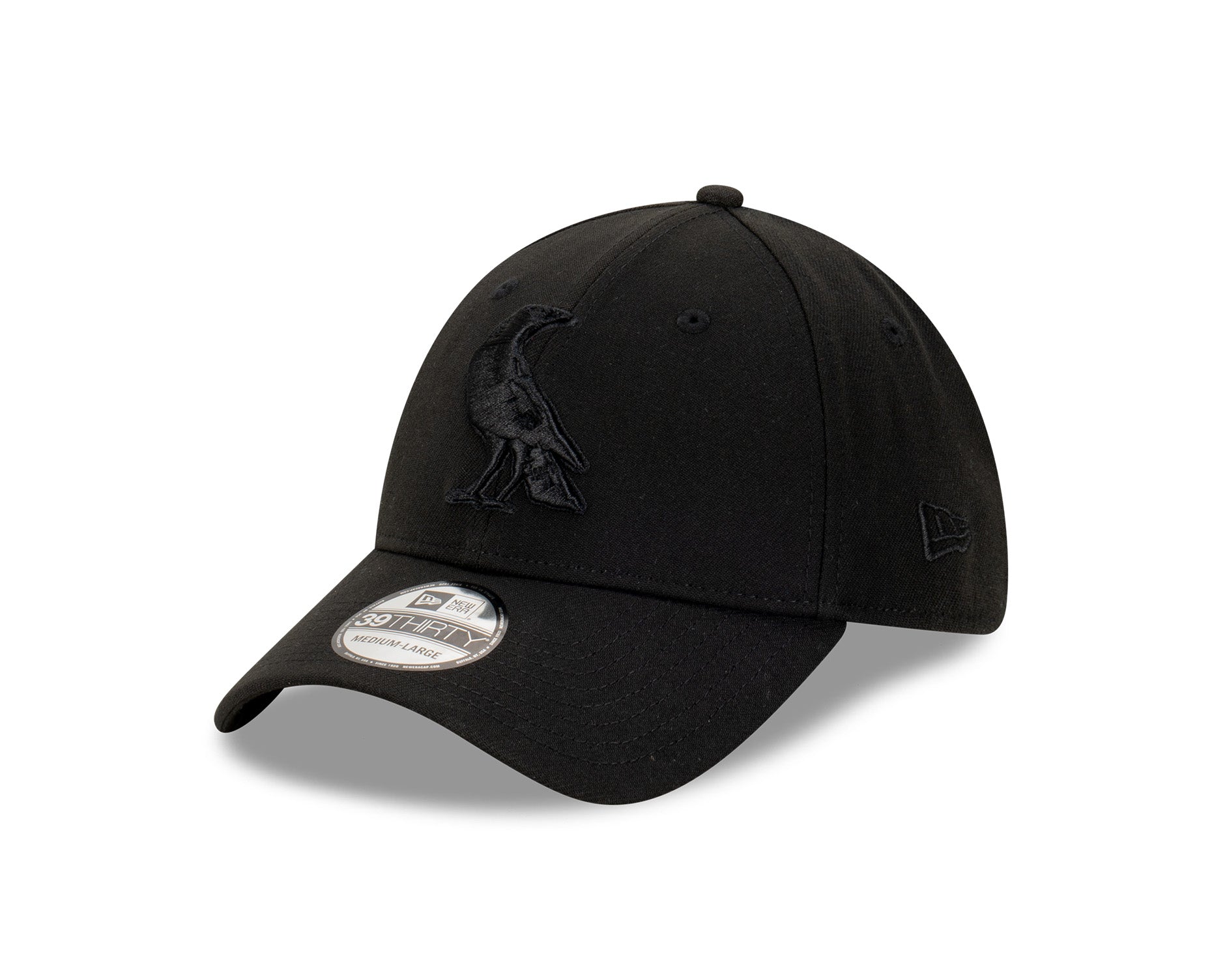 New Era 39Thirty AFL Collingwood Magpies Black on Black