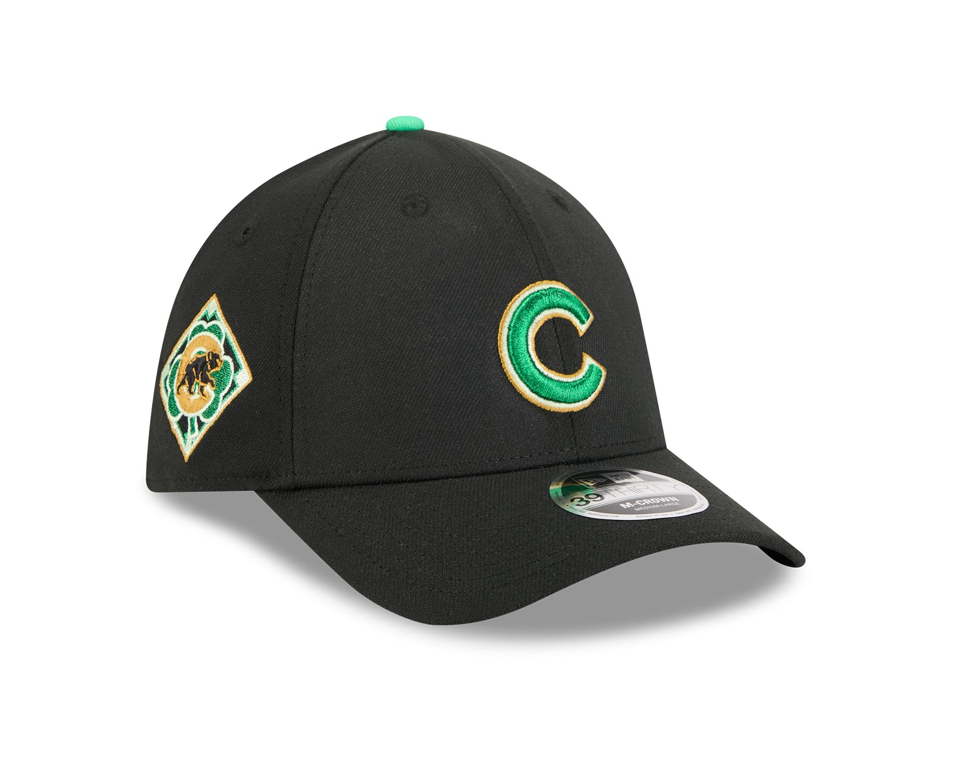 New Era 39Thirty M-Crown MLB 2026 St Patricks Day Chicago Cubs