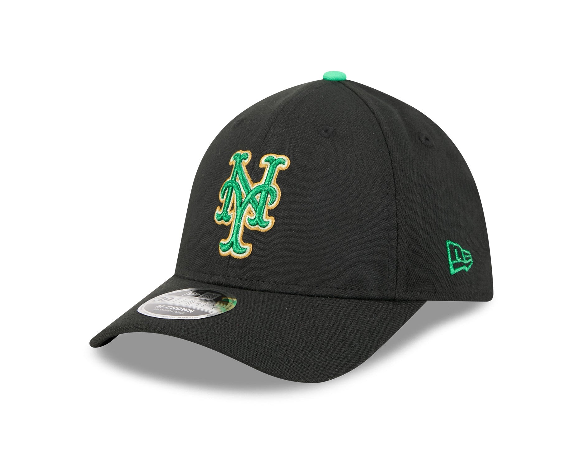New Era 39Thirty M-Crown MLB 2026 St Patricks Day New York Mets