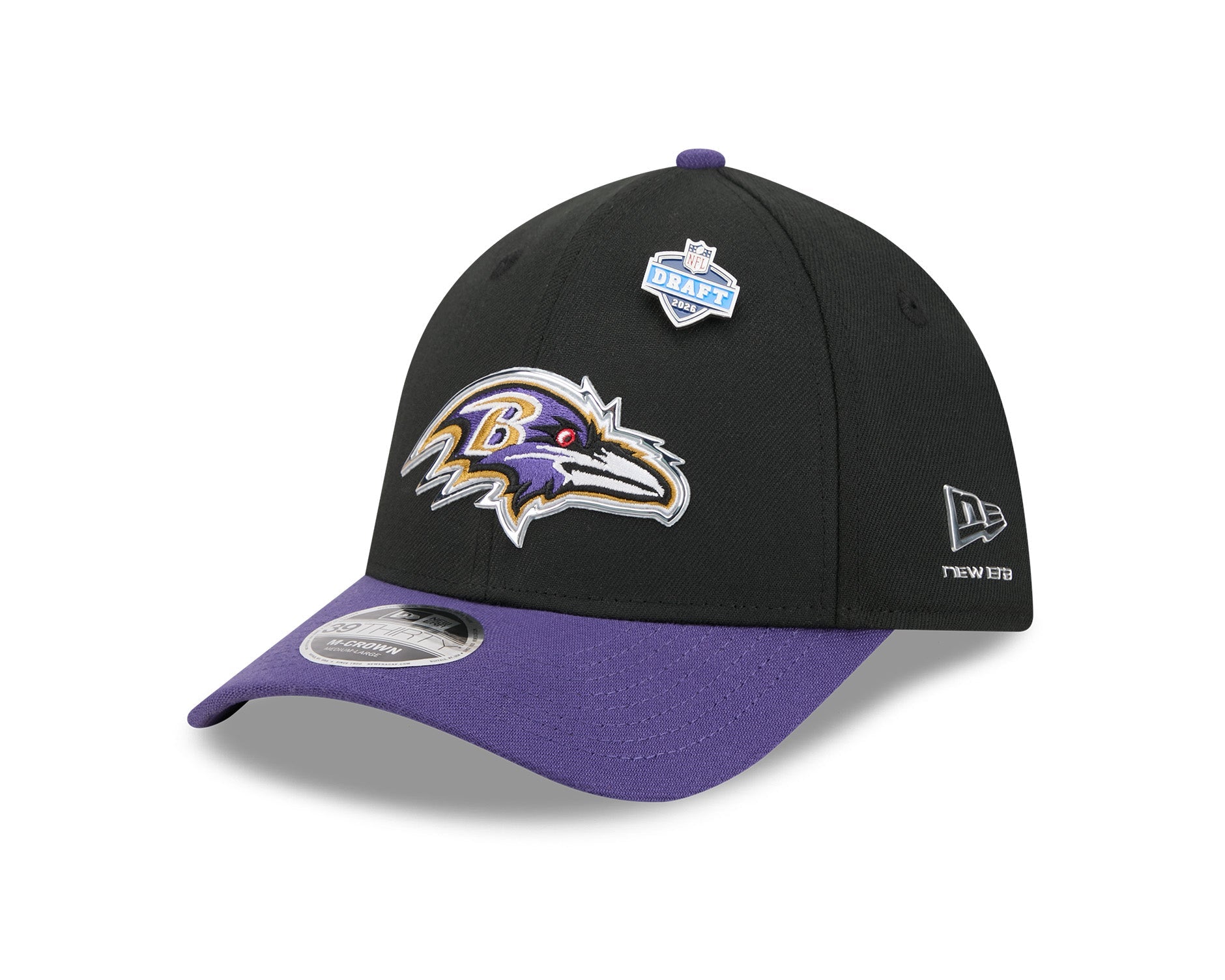 New Era 39Thirty M-Crown NFL Draft 2026 Baltimore Ravens OTC