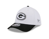 New Era 39Thirty M-Crown NFL Draft 2026 Green Bay Packers White/Black