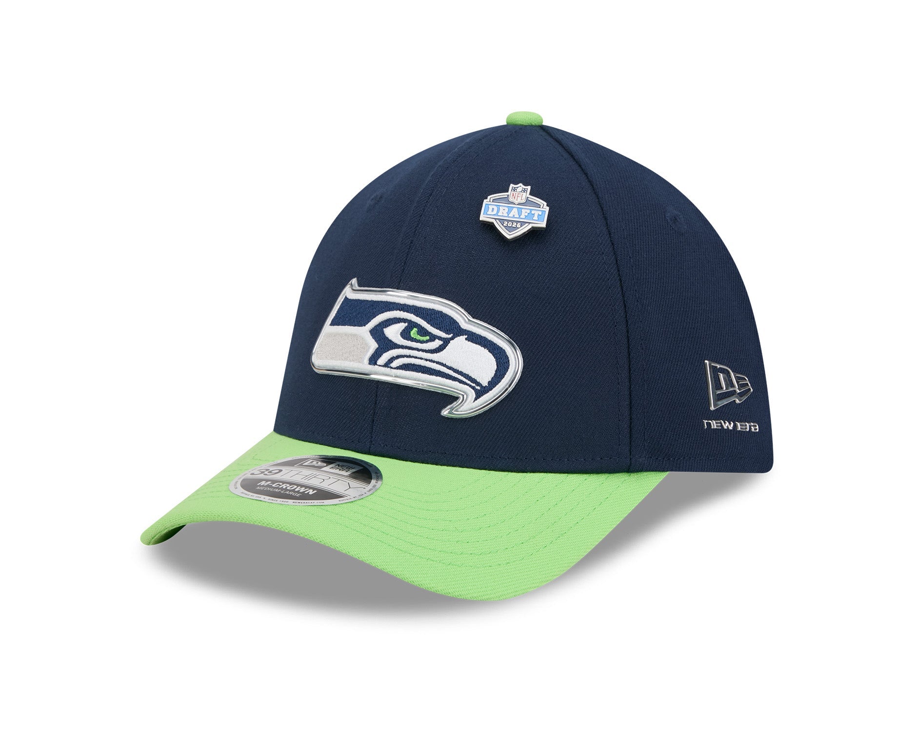 New Era 39Thirty M-Crown NFL Draft 2026 Seattle Seahawks OTC