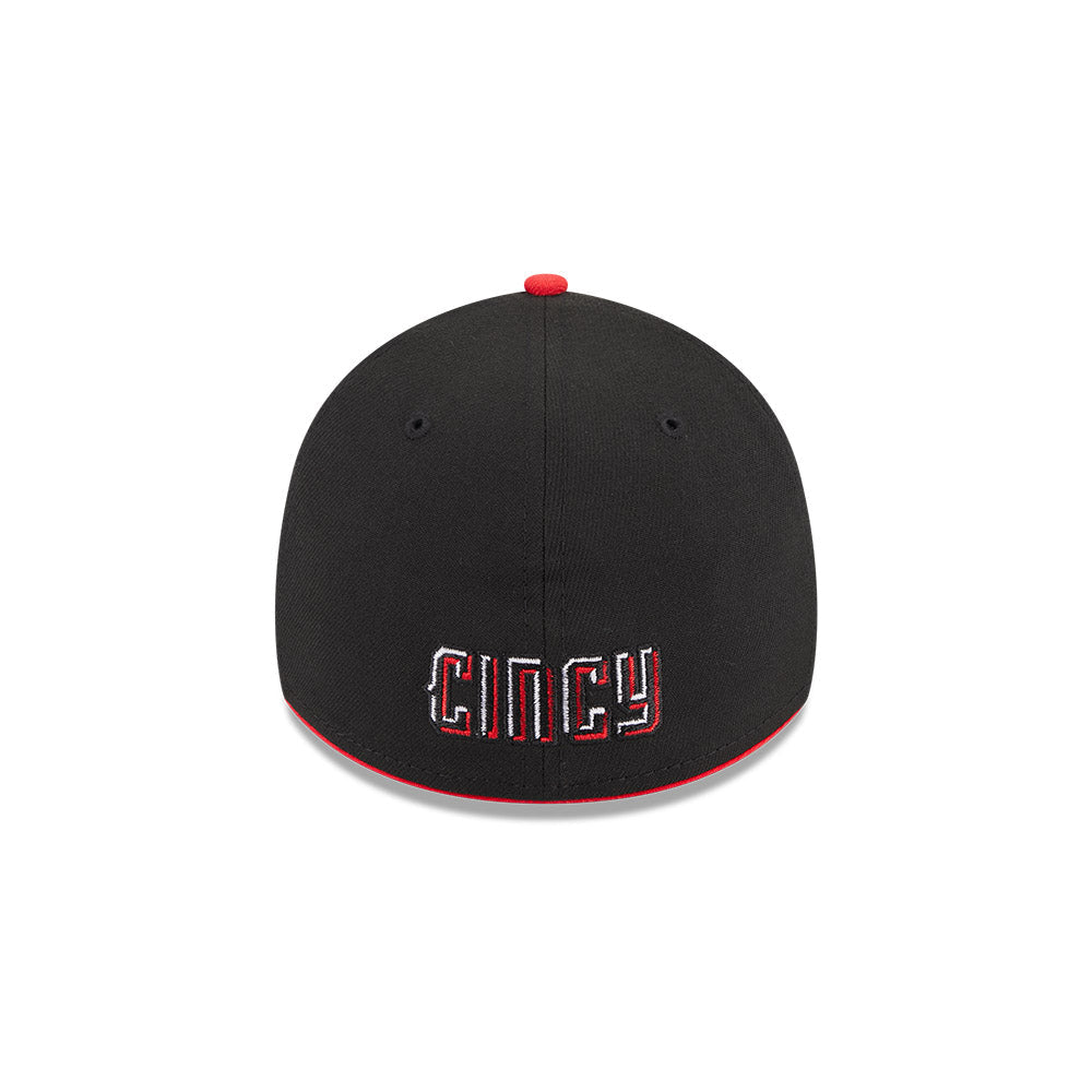 New Era 39Thirty MLB 25 City Connect Cincinnati Reds Black