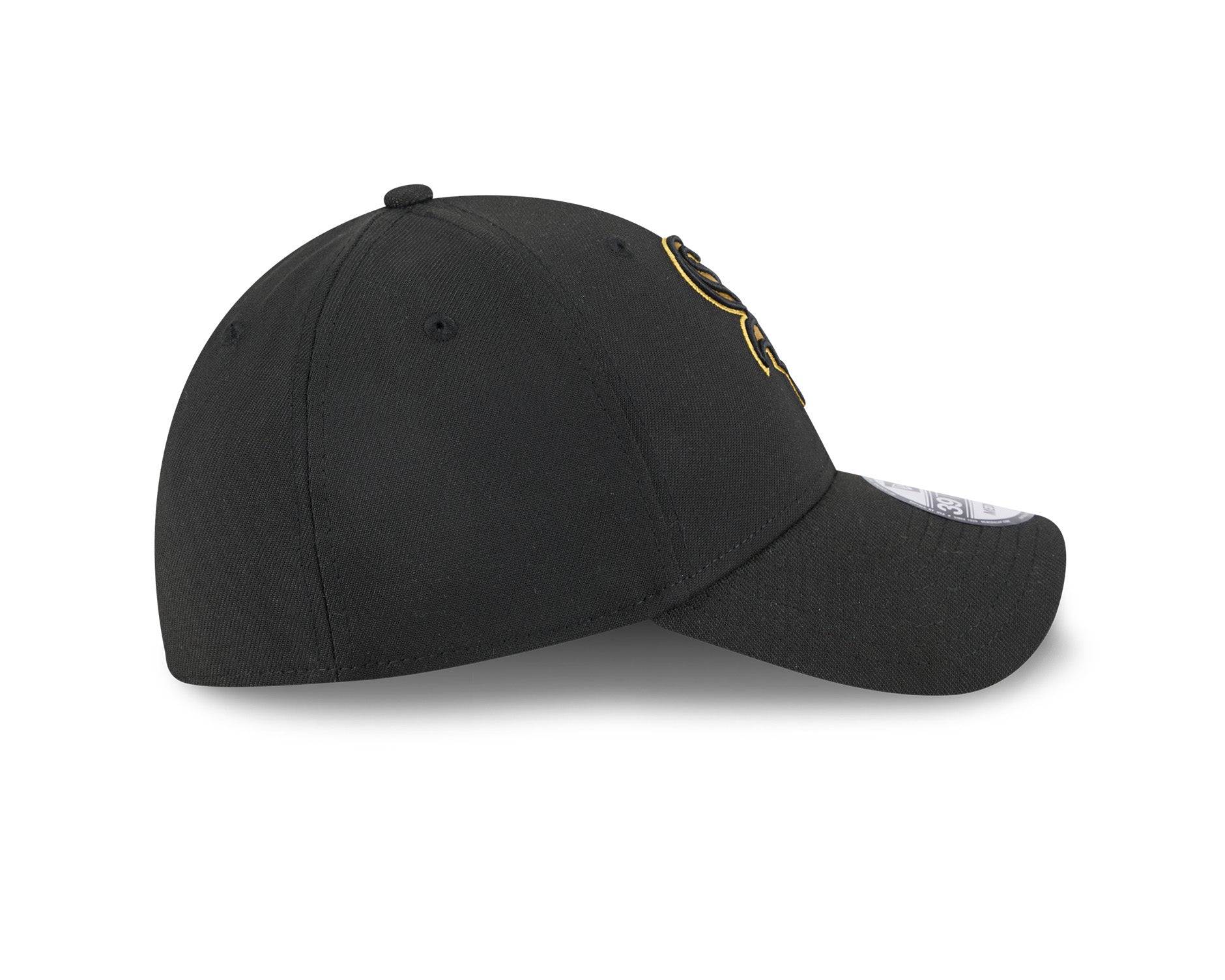 New Era 39Thirty MLB Black Gold Chicago White Sox