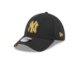 New Era 39Thirty MLB Black Gold New York Yankees