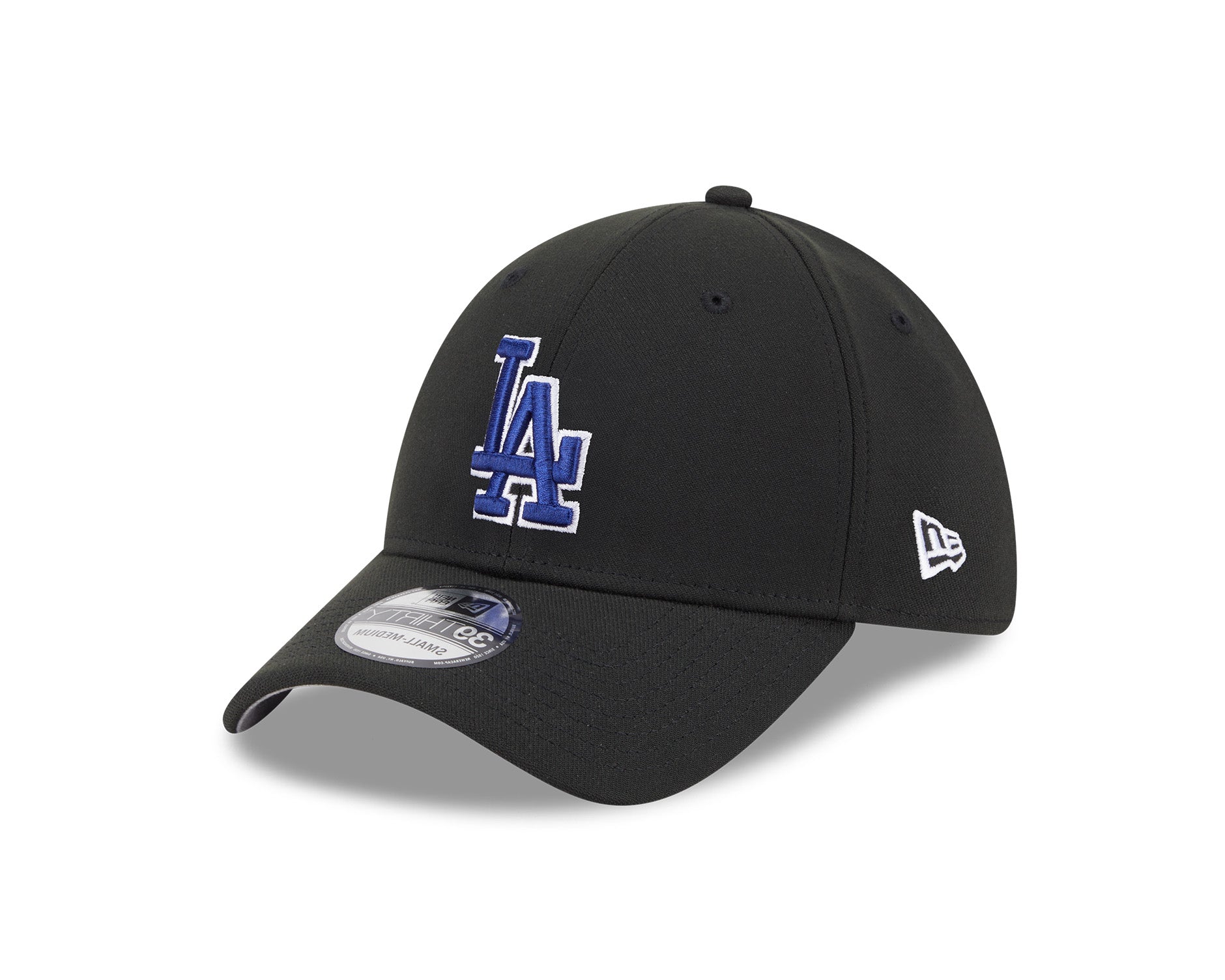 New Era 39Thirty MLB Black Team Infill Los Angeles Dodgers