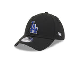 New Era 39Thirty MLB Black Team Infill Los Angeles Dodgers