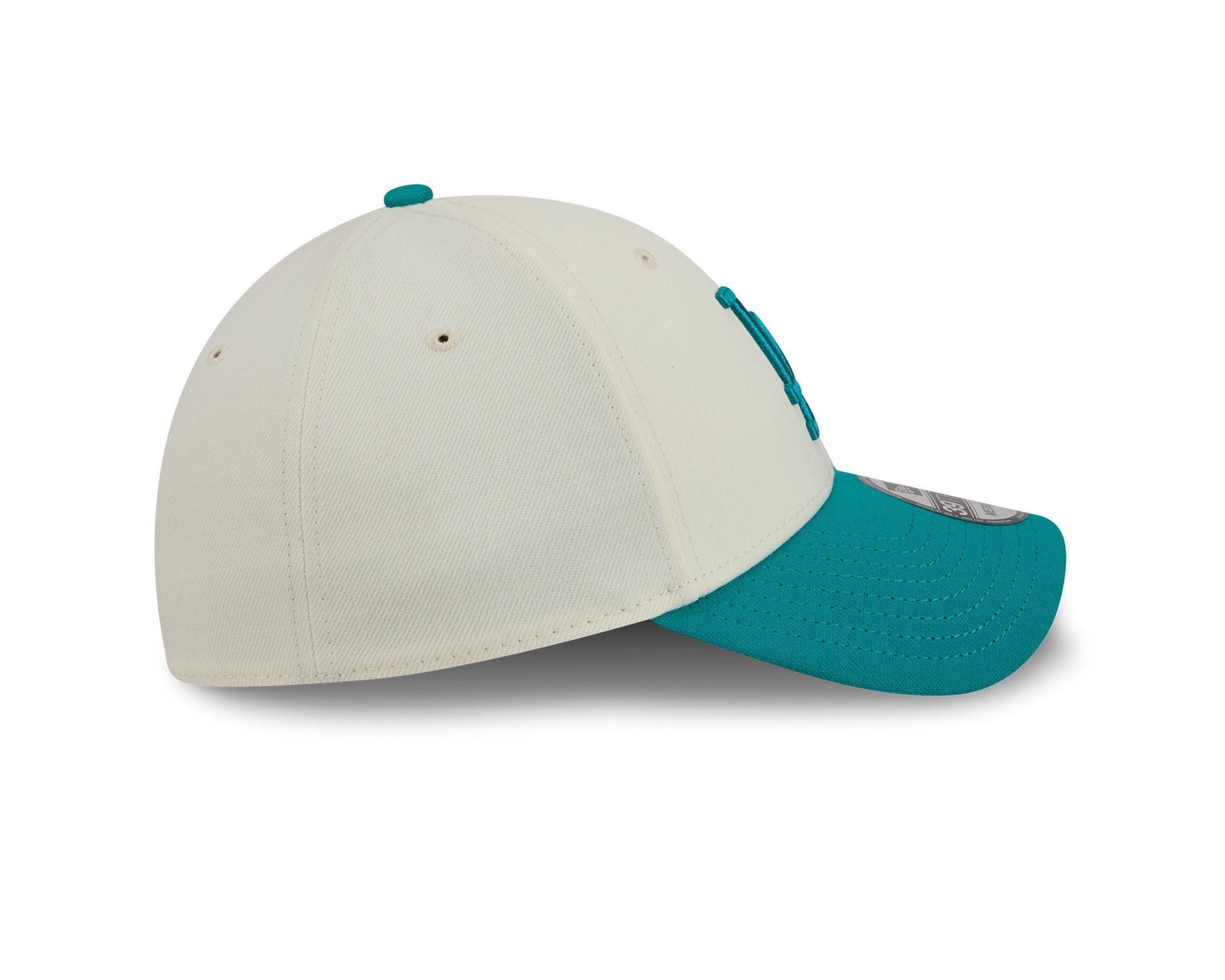 New Era 39Thirty MLB Chrome Teal Los Angeles Dodgers