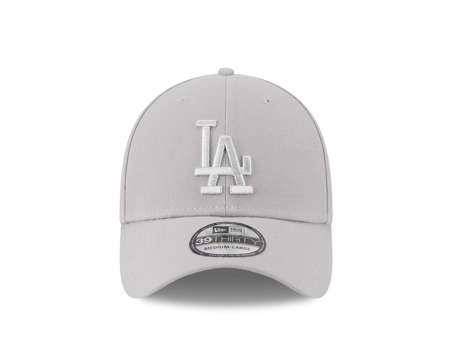 New Era 39Thirty MLB Grey Metallic Los Angeles Dodgers