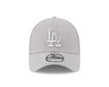 New Era 39Thirty MLB Grey Metallic Los Angeles Dodgers