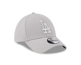 New Era 39Thirty MLB Grey Metallic Los Angeles Dodgers