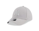 New Era 39Thirty MLB Grey Metallic New York Yankees