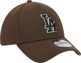 New Era 39Thirty MLB Stone Script Los Angeles Dodgers Walnut