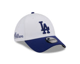New Era 39Thirty MLB Modern Essentials Los Angeles Dodgers White/OTC
