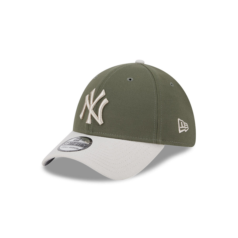 New Era 39Thirty MLB Olive Stone 2Tone New York Yankees