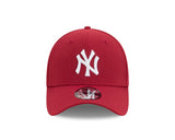 New Era 39Thirty MLB Seasonal New York Yankees Cardinal/White