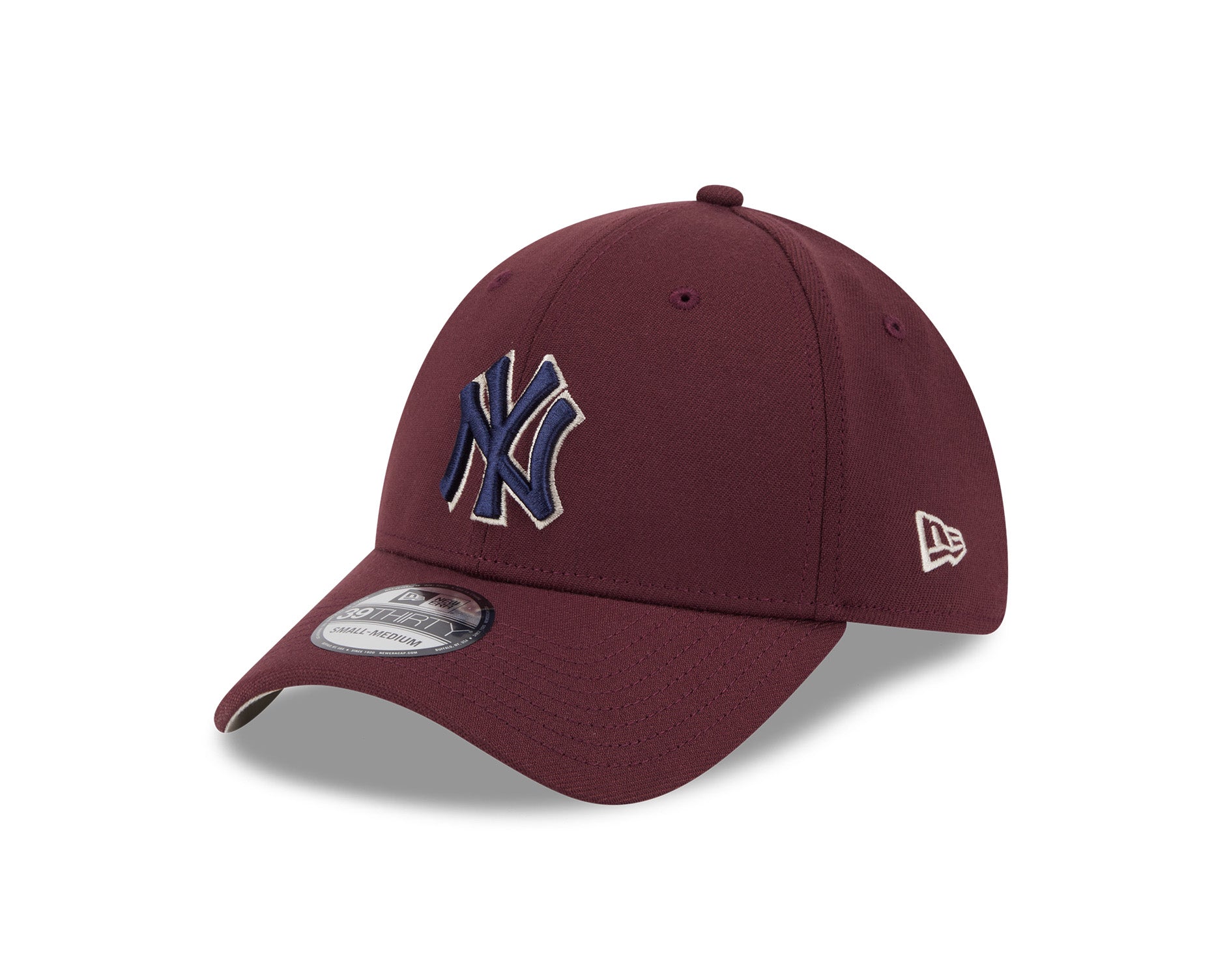 New Era 39Thirty MLB New York Yankees Maroon/Navy