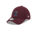 New Era 39Thirty MLB New York Yankees Maroon/Navy