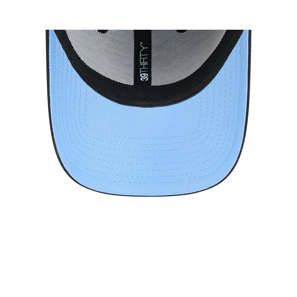 New Era 39Thirty NBA Black Sky Blue Chicago Bulls