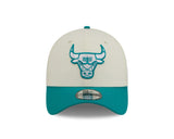 New Era 39Thirty NBA Chrome Teal Chicago Bulls
