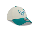 New Era 39Thirty NBA Chrome Teal Chicago Bulls