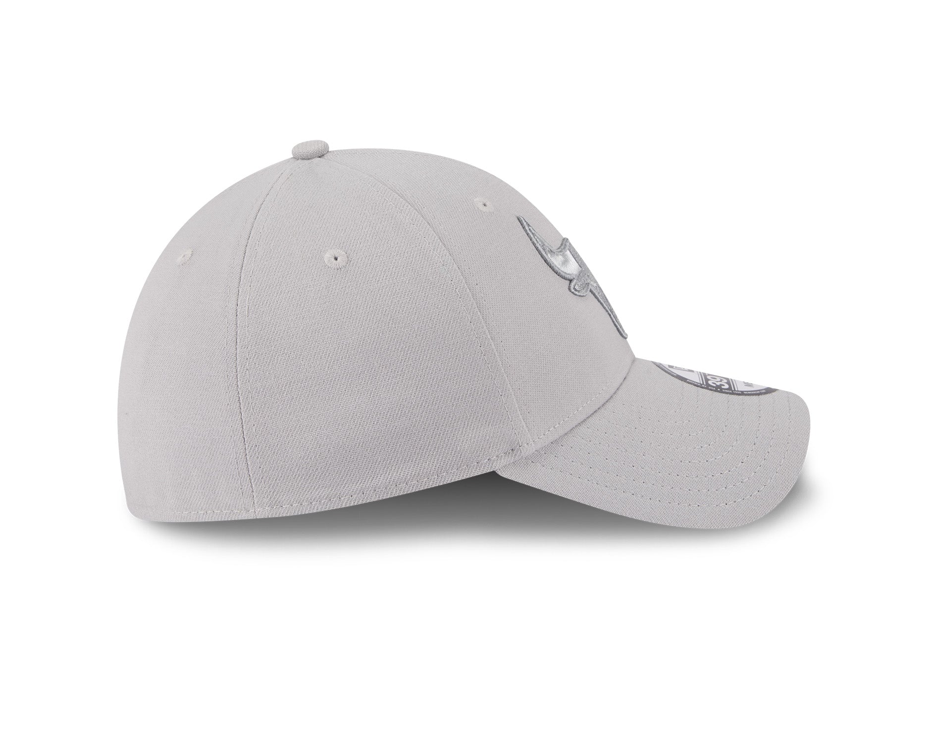 New Era 39Thirty NBA Grey Metallic Chicago Bulls