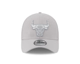 New Era 39Thirty NBA Grey Metallic Chicago Bulls