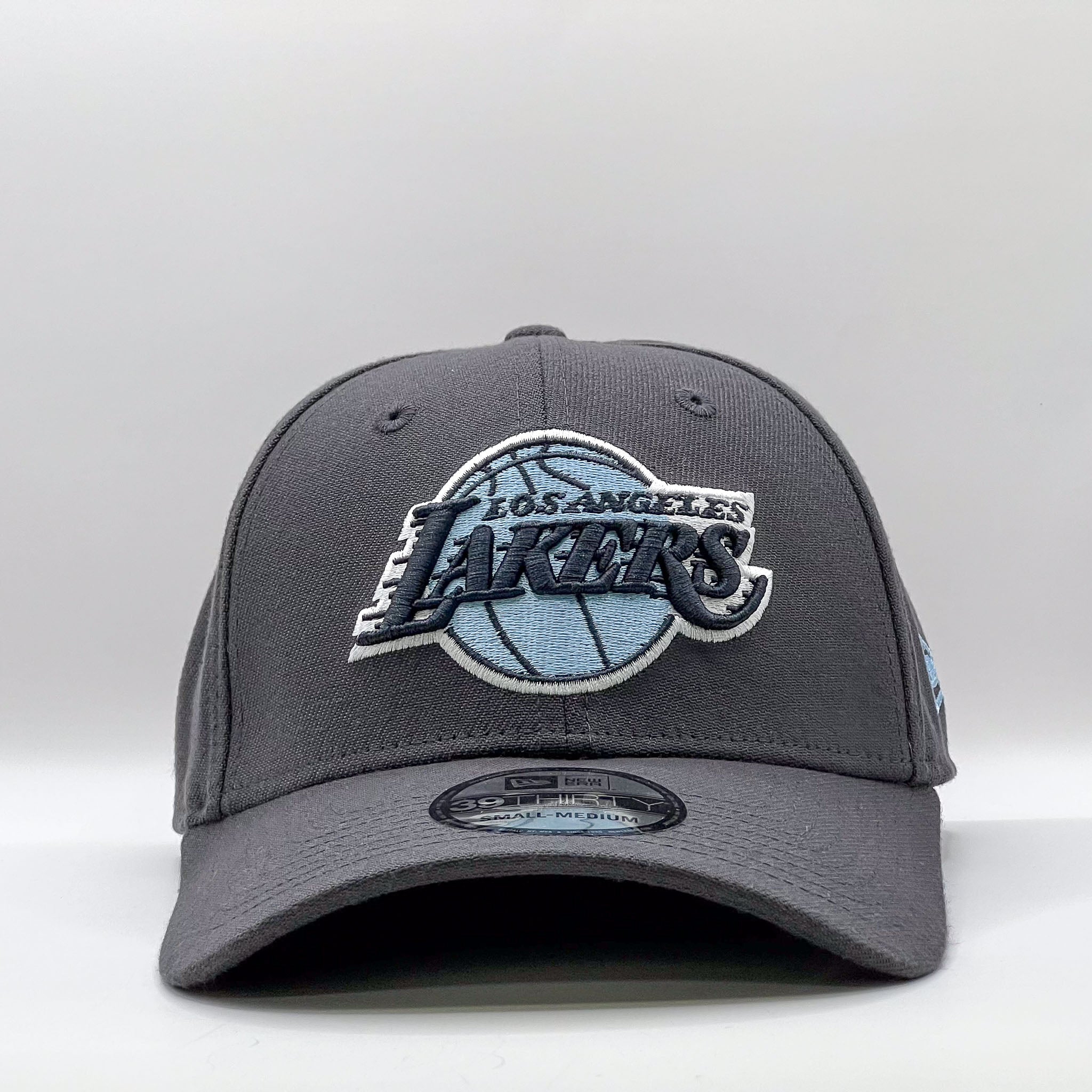 New Era 39Thirty NBA Los Angeles Lakers Graphite Sky Blue