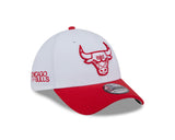 New Era 39Thirty NBA Modern Essentials Chicago Bulls White/OTC