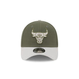 New Era 39Thirty NBA Olive Stone 2Tone Chicago Bulls